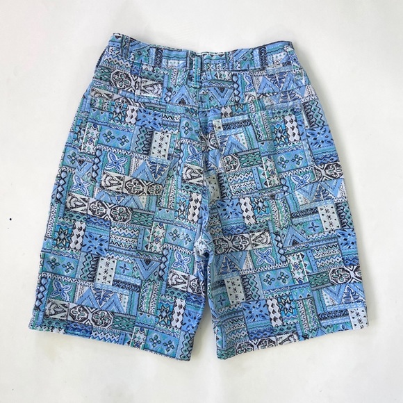 Vintage Abstract High Waist Shorts - Picture 3 of 10